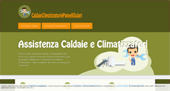 Desktop Screenshot of caldaieclimatizzatoriepannellisolari.it